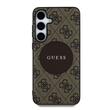 Guess Husa 4G Round Patch Classic Logo MagSafe Samsung Galaxy S25 Plus Maro