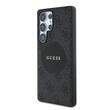 Guess Husa 4G Round Patch Classic Logo MagSafe Samsung Galaxy S25 Ultra Negru