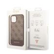Guess Husa 4G Stripe Logo iPhone 14 Maro