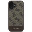 Guess Husa 4G Stripe Logo iPhone 16 Maro