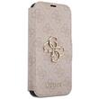 Guess Husa Book PU 4G Metal Logo iPhone 15 Pro Roz