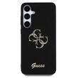 Guess Husa Fixed Glitter 4G Metal Logo Samsung Galaxy S25 Negru
