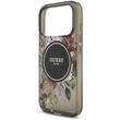 Guess Husa Flowers Strap MagSafe iPhone 17 Pro Negru