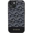 Guess Husa GCube Stripes MagSafe iPhone 15 / 14 / 13 Gri