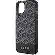 Guess Husa GCube Stripes MagSafe iPhone 15 / 14 / 13 Gri