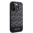 Guess Husa GCube Stripes MagSafe iPhone 15 Pro Max Negru