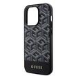 Guess Husa GCube Stripes MagSafe iPhone 15 Pro Max Negru