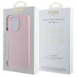Guess Husa Grained Classic Logo MagSafe iPhone 16 Pro Max Roz