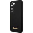 Guess Case Liquid Silicone Metal Logo Samsung Galaxy S23 Black