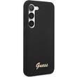 Guess Case Liquid Silicone Metal Logo Samsung Galaxy S23 Black