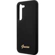 Guess Case Liquid Silicone Metal Logo Samsung Galaxy S23 Black