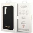 Guess Case Liquid Silicone Metal Logo Samsung Galaxy S23 Black
