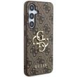 Guess Husa PU 4G Metal Logo Samsung Galaxy A35 5G Maro