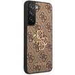 Guess Case PU 4G Metal Logo Samsung Galaxy S23 Brown