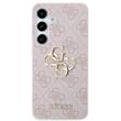 Guess Husa PU 4G Metal Logo Samsung Galaxy S24 Roz