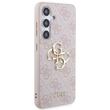 Guess Husa PU 4G Metal Logo Samsung Galaxy S24 Roz