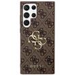 Guess Husa PU 4G Metal Logo Samsung Galaxy S24 Ultra Maro