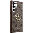 Guess Husa PU 4G Metal Logo Samsung Galaxy S24 Ultra Maro