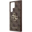 Guess Husa PU 4G Metal Logo Samsung Galaxy S24 Ultra Maro