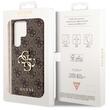 Guess Husa PU 4G Metal Logo Samsung Galaxy S24 Ultra Maro