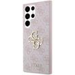Guess Husa PU 4G Metal Logo Samsung Galaxy S24 Ultra Roz