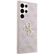 Guess Husa PU 4G Metal Logo Samsung Galaxy S24 Ultra Roz