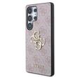 Guess Husa PU 4G Metal Logo Samsung Galaxy S25 Ultra Roz