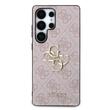 Guess Husa PU 4G Metal Logo Samsung Galaxy S25 Ultra Roz
