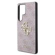 Guess Husa PU 4G Metal Logo Samsung Galaxy S25 Ultra Roz