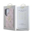 Guess Husa PU 4G Metal Logo Samsung Galaxy S25 Ultra Roz