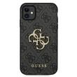 Guess Husa PU 4G Metal Logo iPhone 11 Gri