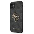 Guess Husa PU 4G Metal Logo iPhone 11 Gri