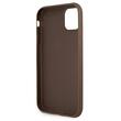 Guess Case PU 4G Metal Logo iPhone 11 Brown