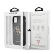 Guess Husa PU 4G Metal Logo iPhone 11 Gri