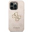 Guess Case PU 4G Metal Logo iPhone 14 Pro Max Pink