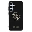 Guess Husa PU Grained 4G Metal Logo Samsung Galaxy S25 Negru