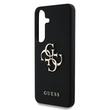 Guess Husa PU Grained 4G Metal Logo Samsung Galaxy S25 Negru