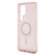 Guess Husa Rhinestones Ring MagSafe Samsung Galaxy S25 Ultra Roz