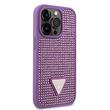 Guess Husa Rhinestones Triangle Metal Logo iPhone 15 Pro Mov