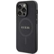 Guess Husa Saffiano MagSafe iPhone 15 Pro Max Negru