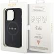 Guess Husa Saffiano MagSafe iPhone 15 Pro Max Negru