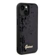 Guess Husa Sequin Script Logo iPhone 15 Negru