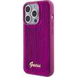 Guess Husa Sequin Script Logo iPhone 15 Pro Magenta