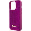 Guess Husa Sequin Script Logo iPhone 15 Pro Magenta