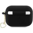 Guess Husa Silicon 4G Charms Heart Airpods Pro 2 Negru