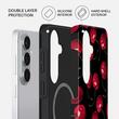 Burga Husa Dual Layer Magnetic Cherrybomb Samsung Galaxy S26