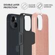 Burga Husa Dual Layer Pink Croco iPhone 15