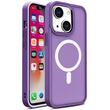 Lemontti Husa Color Matte MagSafe iPhone 15 Mov