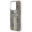 Guess Husa 4G Gold Stripe iPhone 15 Pro Maro