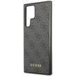 Guess Husa 4G Metal Gold Logo Samsung Galaxy S24 Ultra Negru